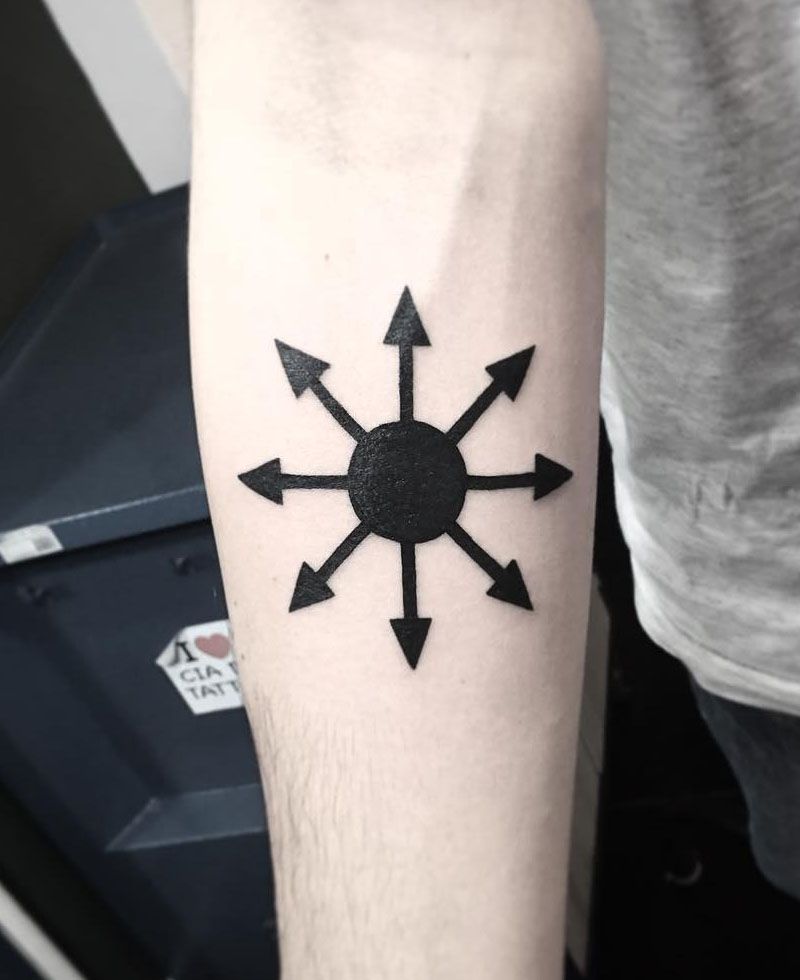 30 Unique Chaos Star Tattoos You Will Love