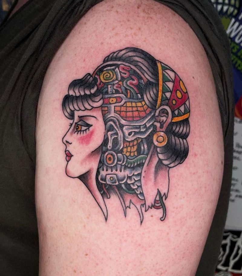 30 Unique Cyborg Tattoos You Will Love