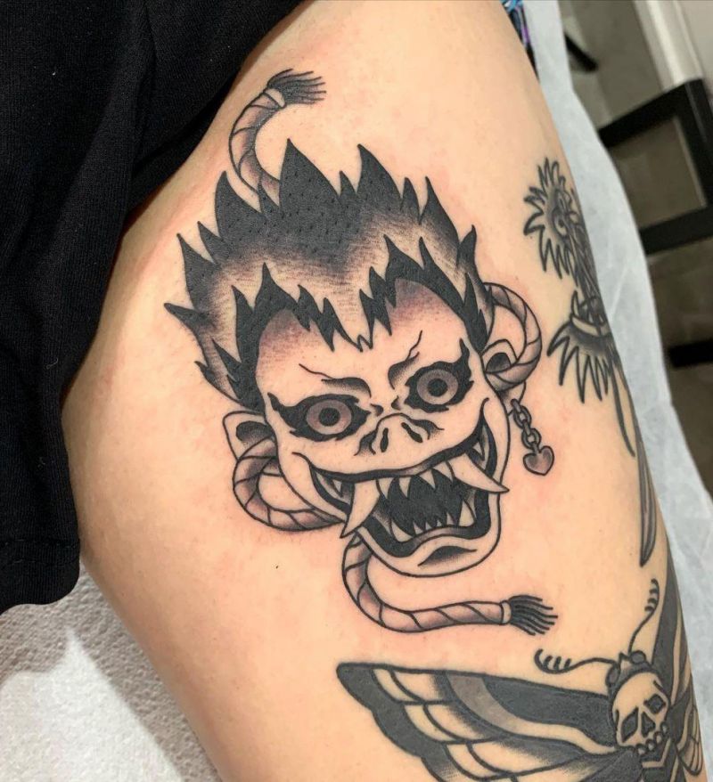 30 Unique Deathnote Tattoos You Must Love