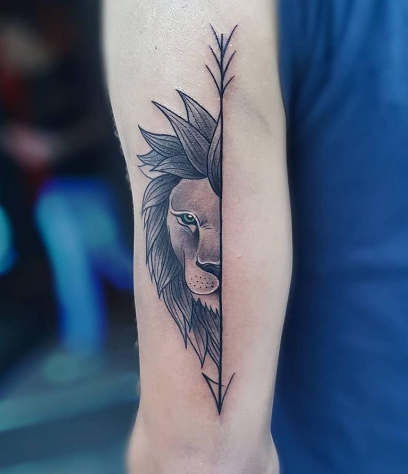 30 Pretty Half Lion Tattoos You Must Try