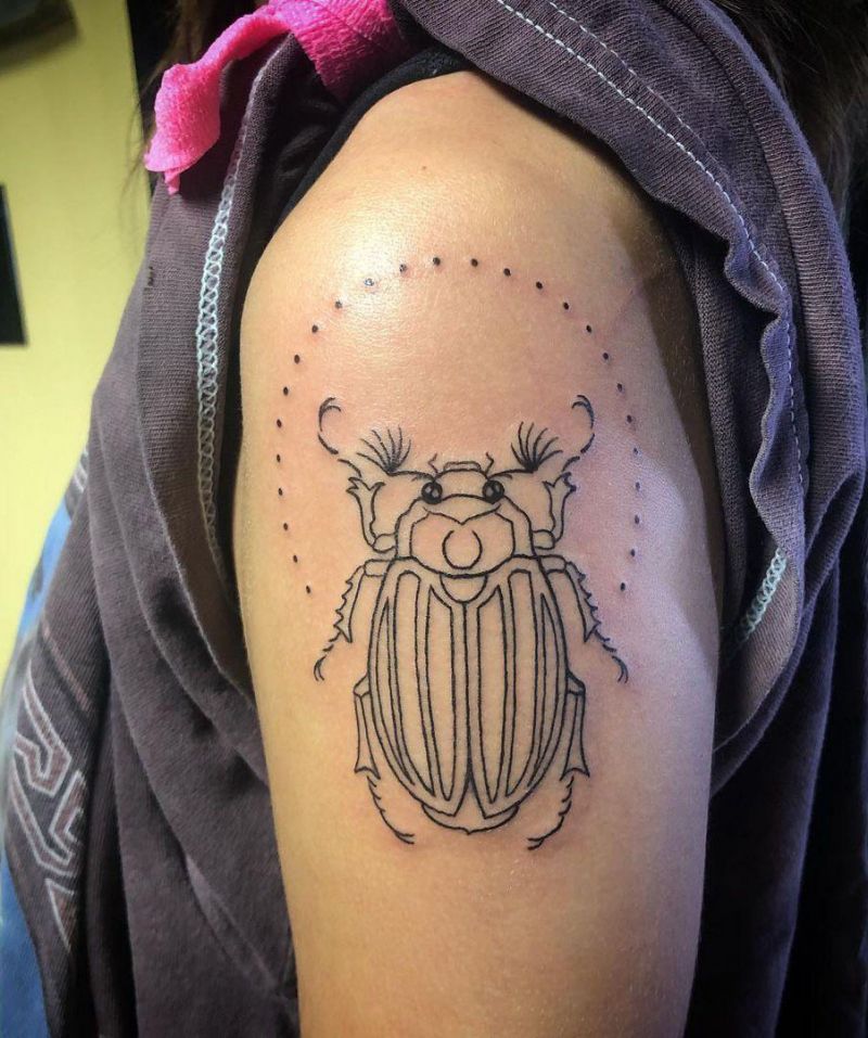 30 Unique June Bug Tattoos for Your Inspiration