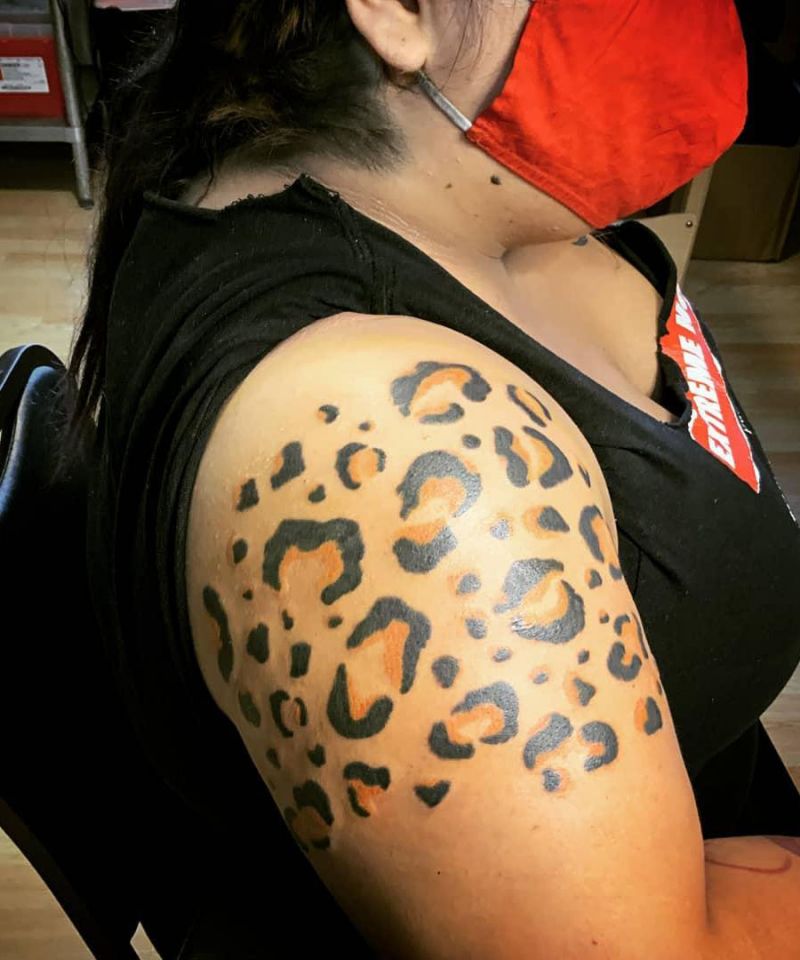 30 Pretty Leopard Print Tattoos You Can Copy