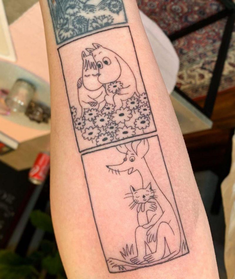 30 Cute Moomin Tattoos You Must Love