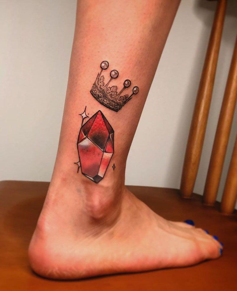 30 Pretty Ruby Tattoos You Must Try