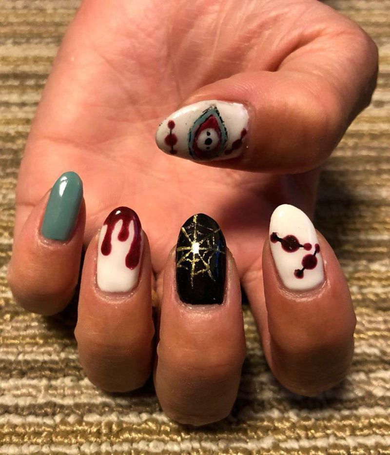 30 Spider Web Nail Art Designs for Halloween