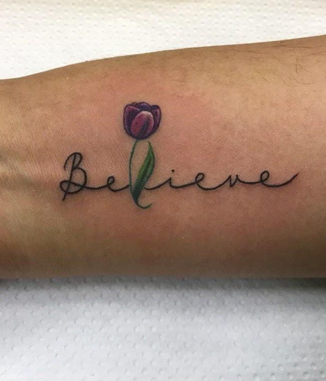 30 Pretty Believe Tattoos to Inspire You