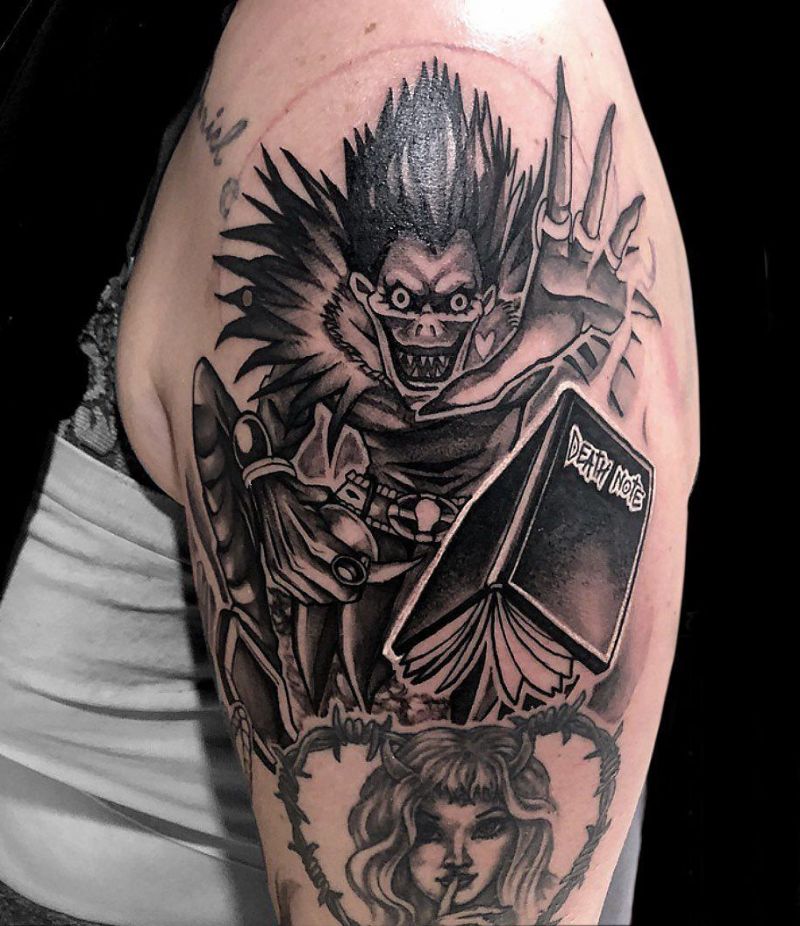 30 Unique Deathnote Tattoos You Must Love