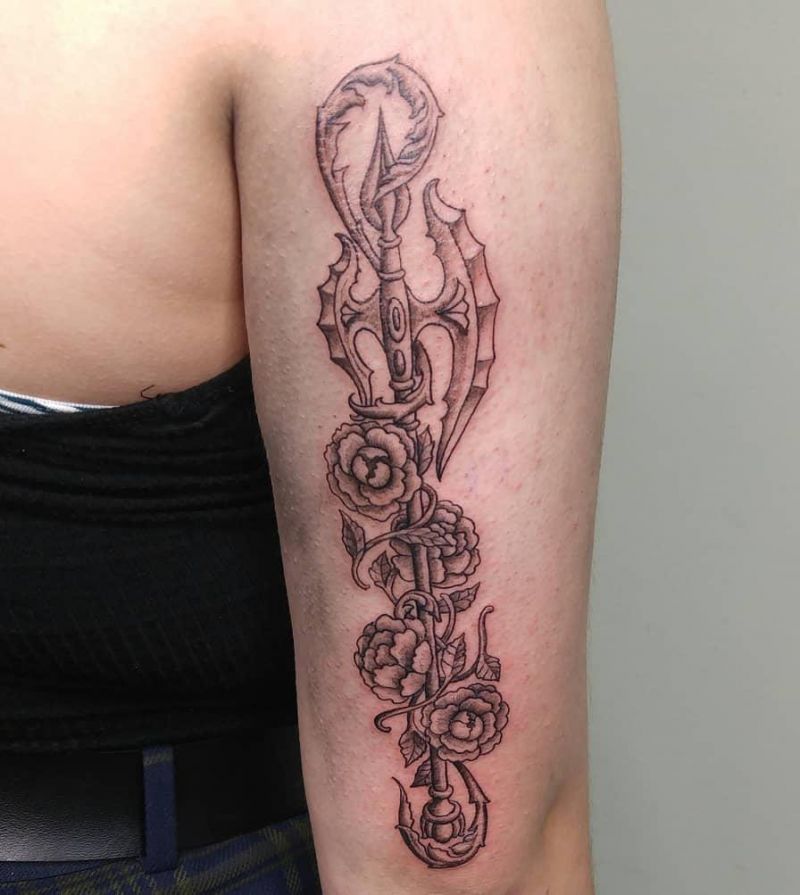 10 Unique Halberd Tattoos You Can Copy