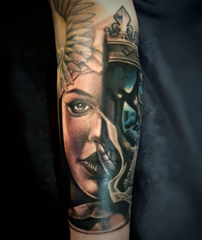 30 Unique Half Face Tattoos You Can Copy
