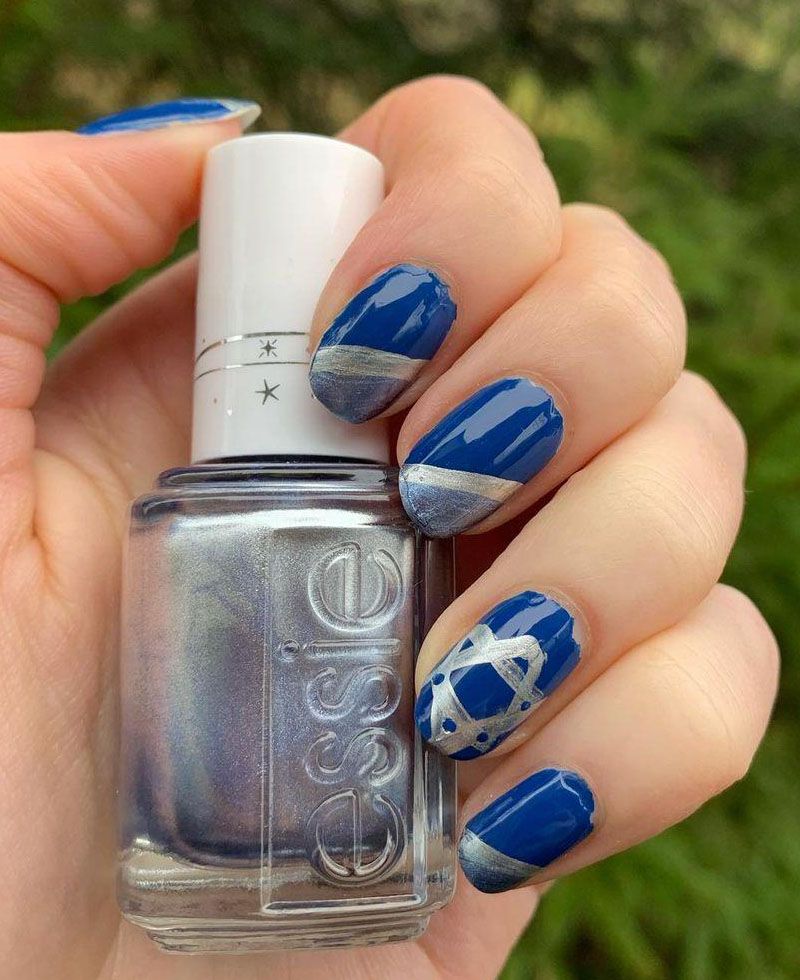 30 Trendy Hanukkah Nail Art Designs Just For You