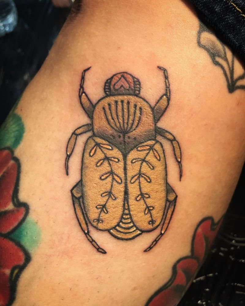 30 Unique June Bug Tattoos for Your Inspiration