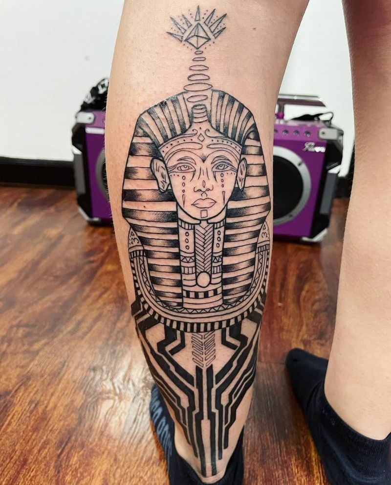 30 Unique King Tut Tattoos You Must Try