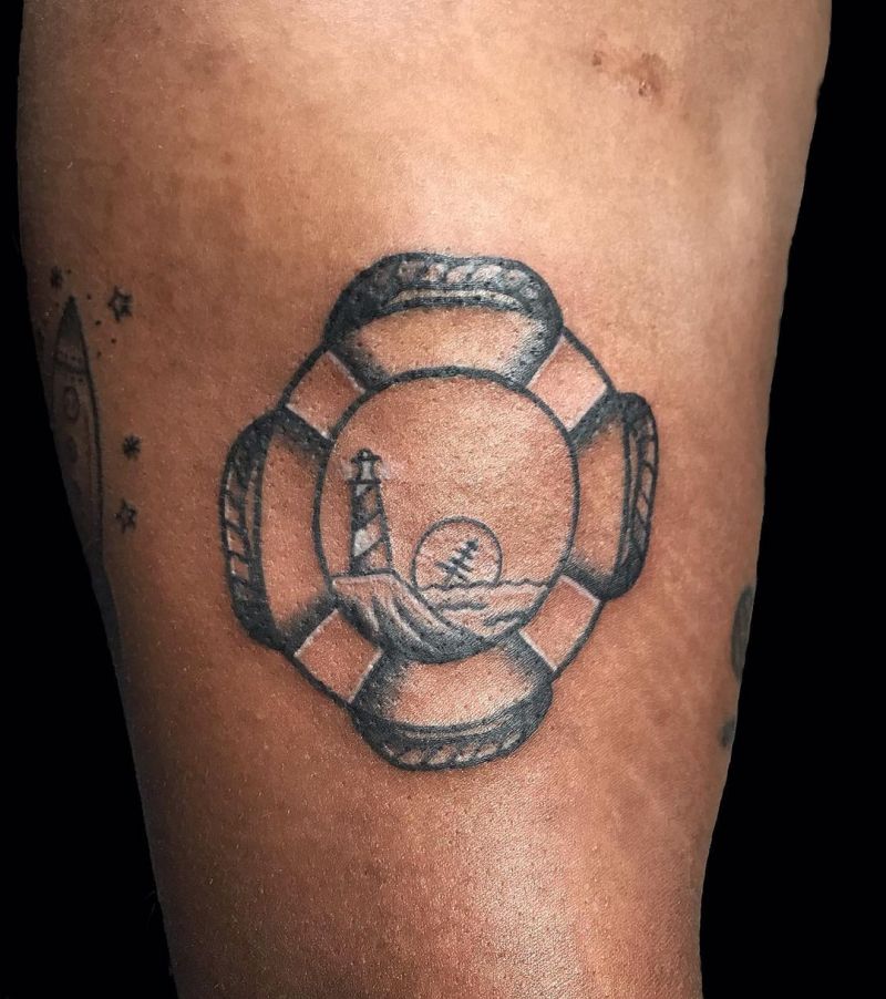 20+ Unique Lifebuoy Tattoos You Can Copy