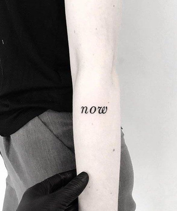 30 Unique Now Tattoos for Your Inspiration
