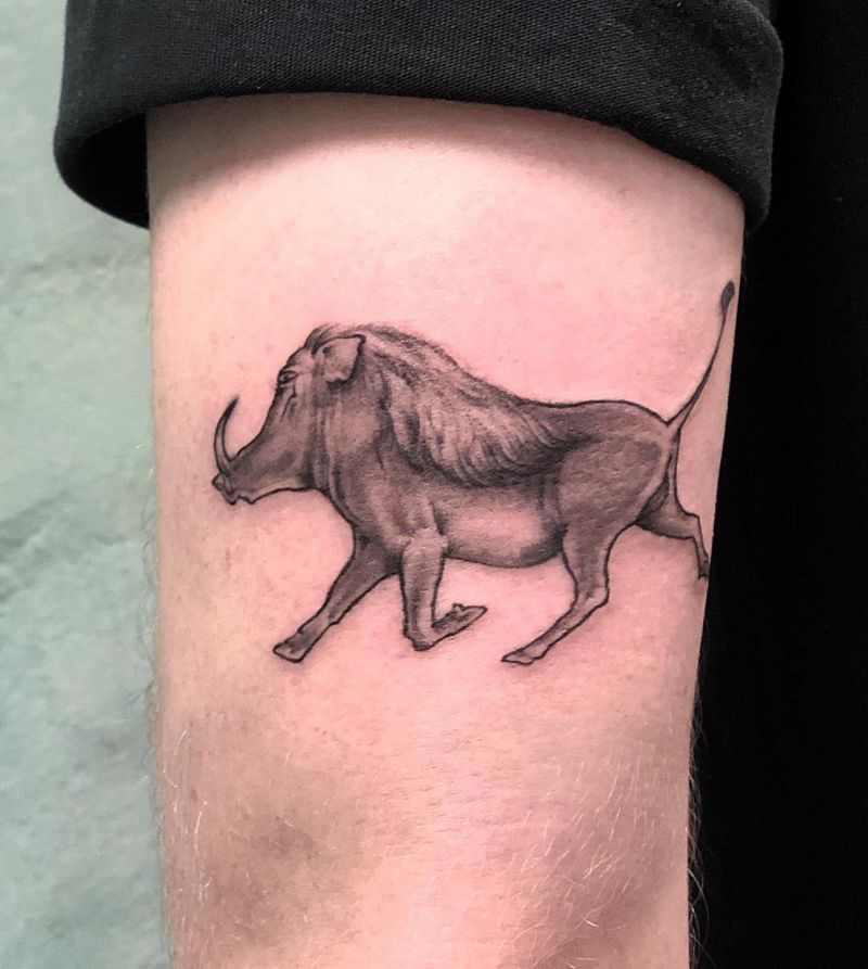 30 Unique Warthog Tattoos You Must Try