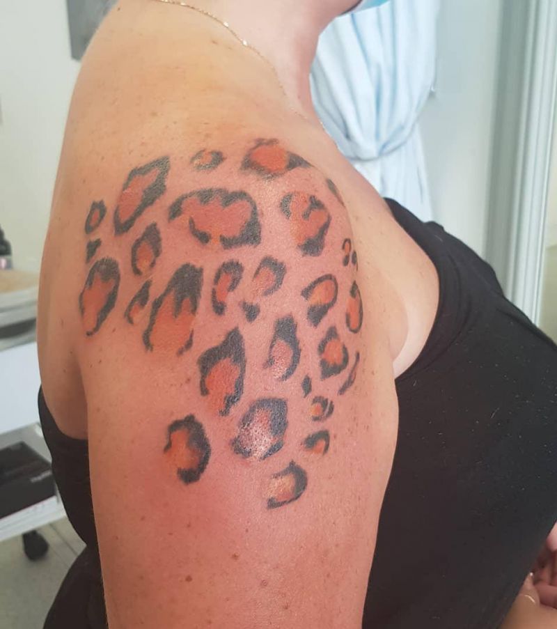 30 Pretty Leopard Print Tattoos You Can Copy