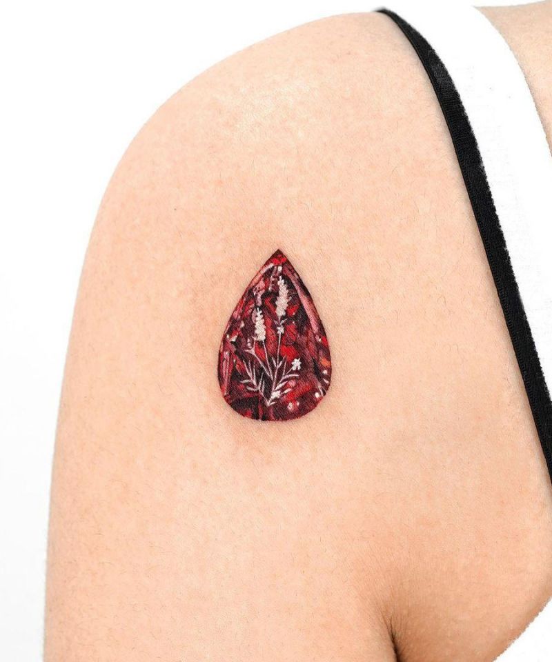 30 Pretty Ruby Tattoos You Must Try