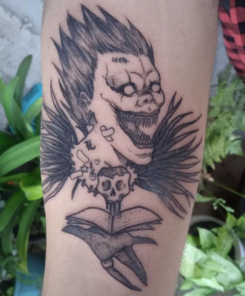 30 Unique Deathnote Tattoos You Must Love