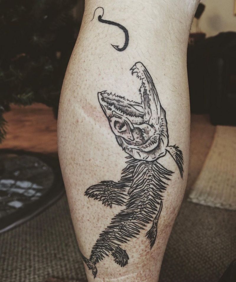 30 Unique Fishbone Tattoos You Can Copy