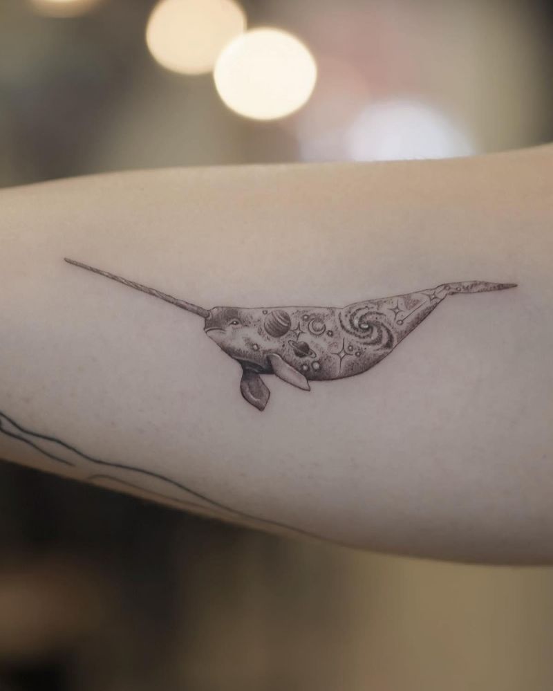 30 Unique Narwhal Tattoos You Must Love