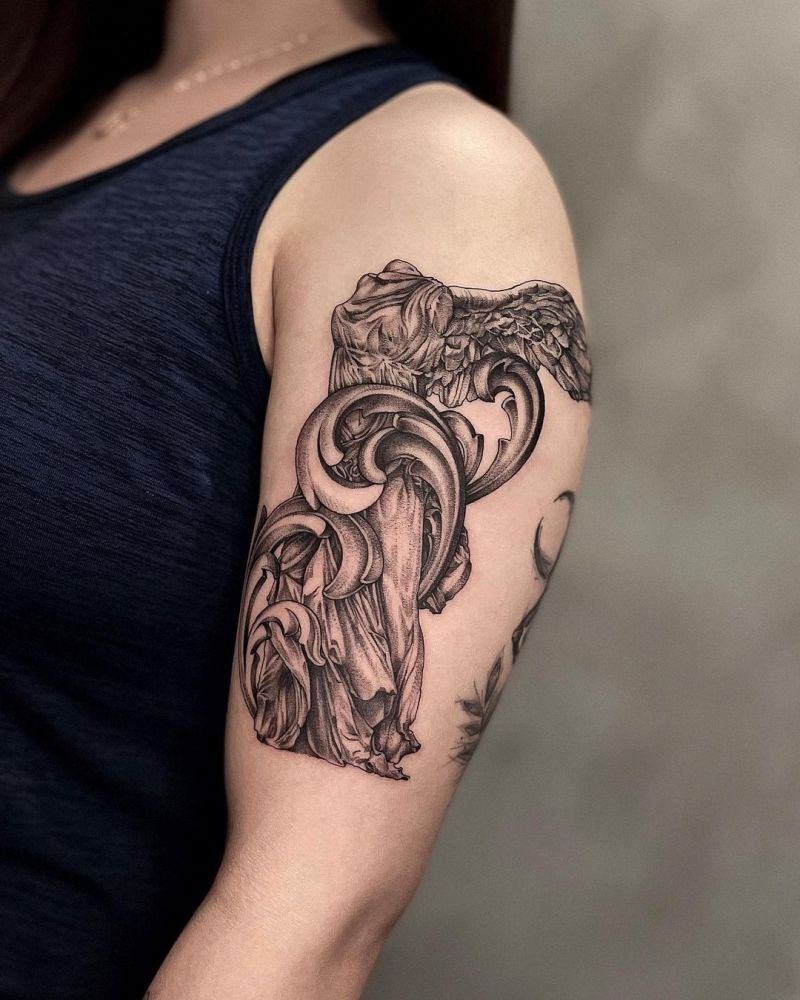 30 Gorgeous Nike Goddess Tattoos You Must See