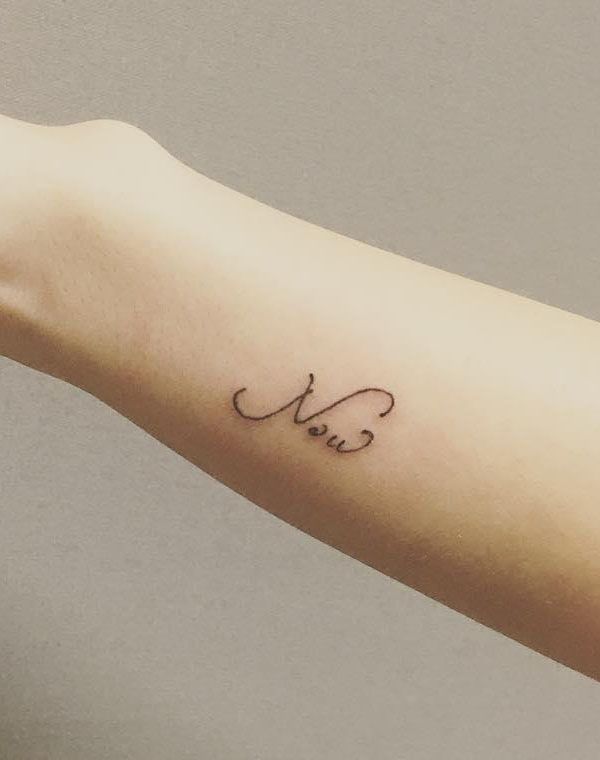 30 Unique Now Tattoos for Your Inspiration