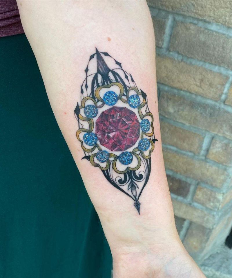 30 Pretty Ruby Tattoos You Must Try