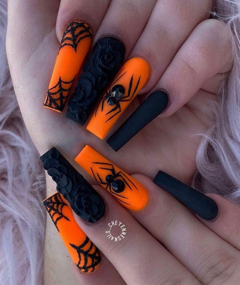 30 Spider Web Nail Art Designs for Halloween