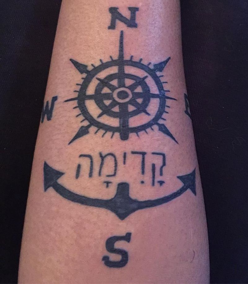 30 Unique Anchor and Compass Tattoos Just For You