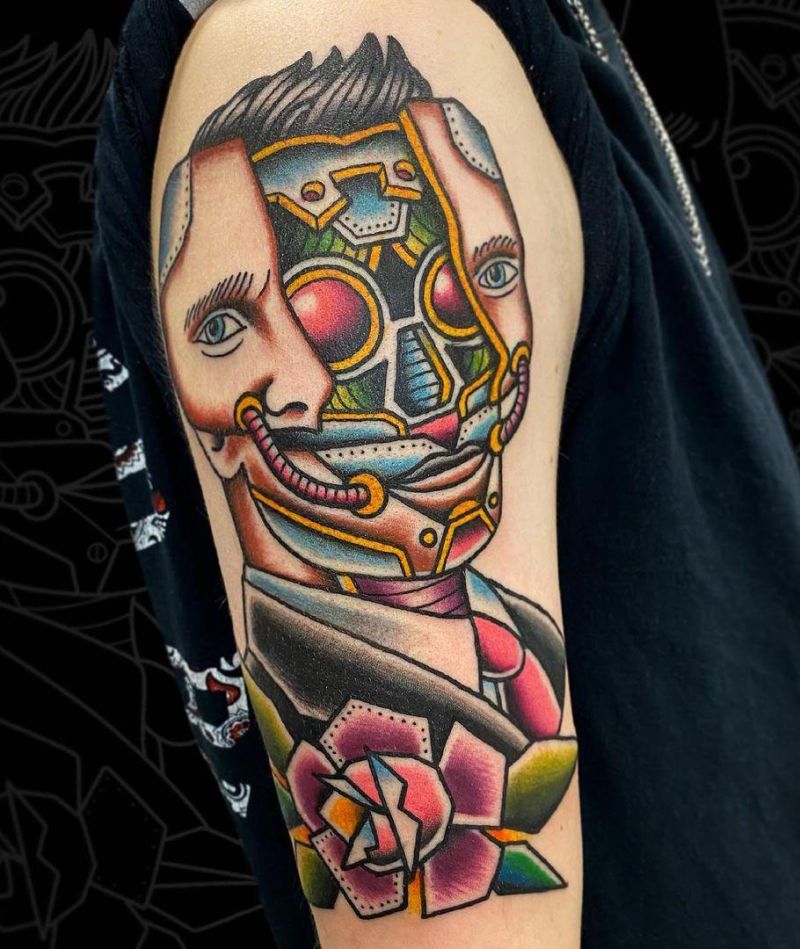 30 Unique Cyborg Tattoos You Will Love