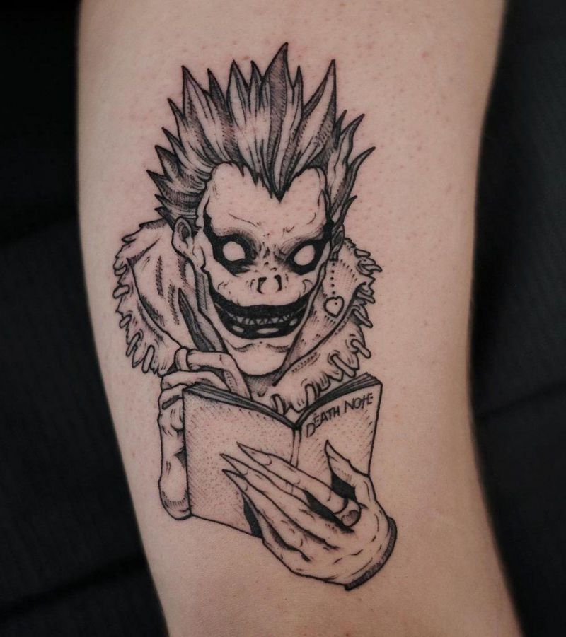 30 Unique Deathnote Tattoos You Must Love