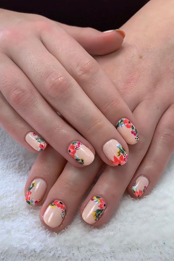 30 Pretty Floral Nail Art Designs You Must Try