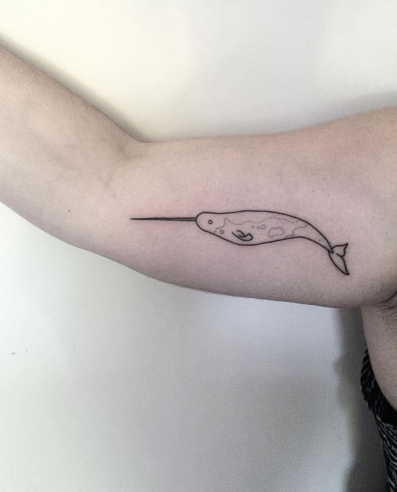 30 Unique Narwhal Tattoos You Must Love