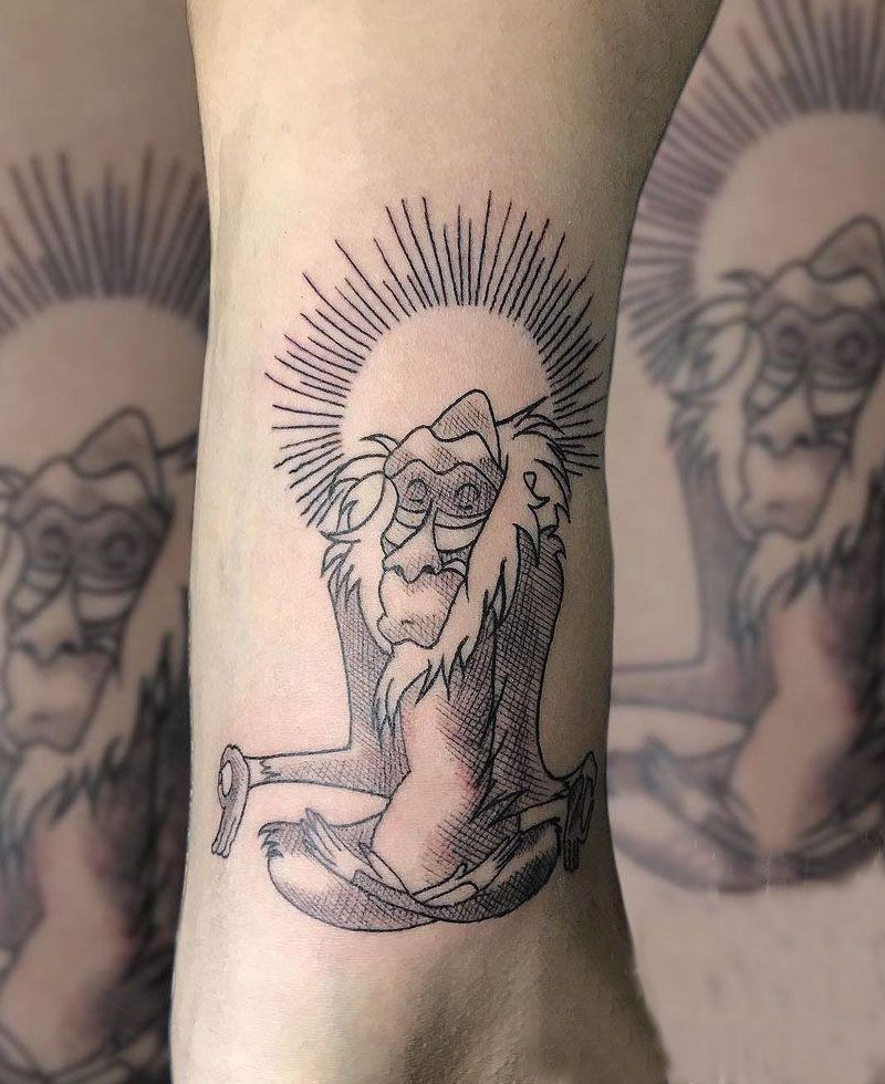 30 Unique Rafiki Tattoos You Must Try