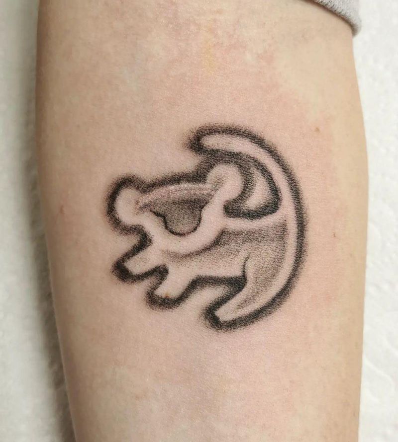 30 Cute Simba Tattoos You Must Love