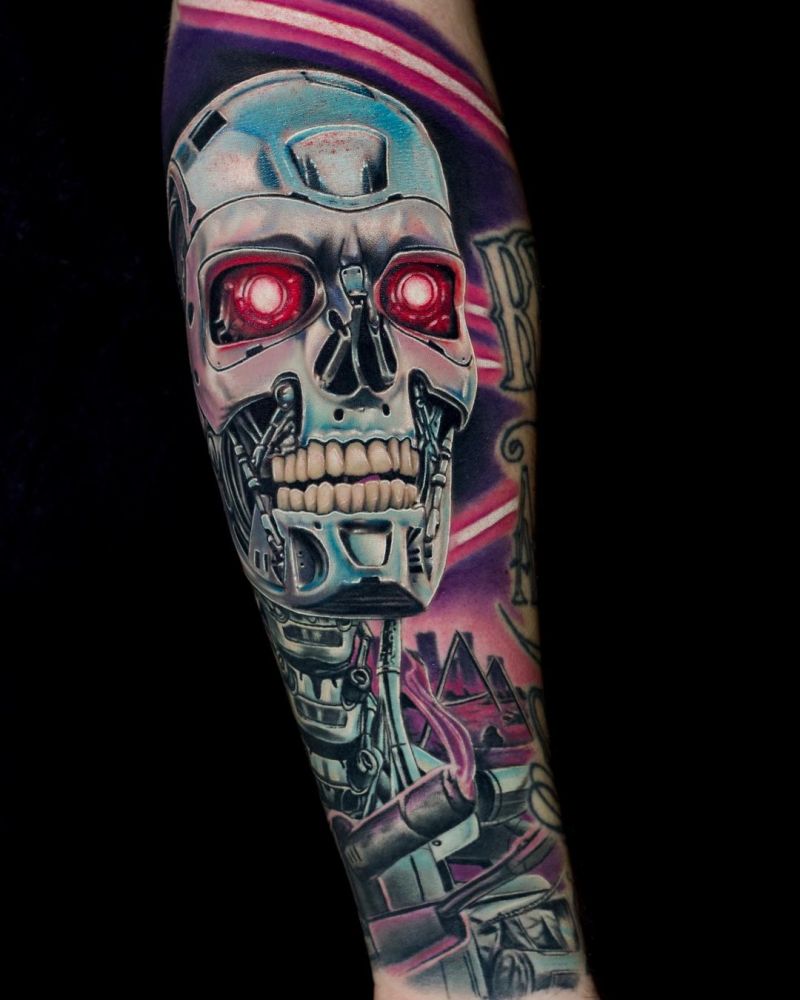 30 Unique Terminator Tattoos for Your Inspiration