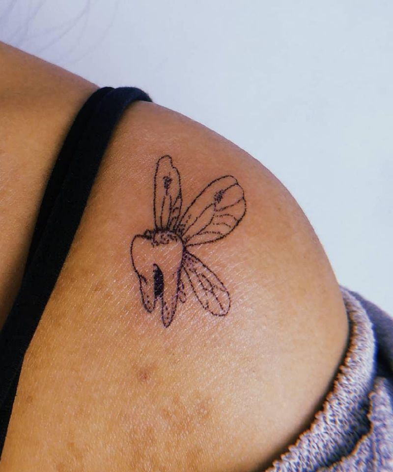 30 Unique Tooth Fairy Tattoos You Must Love