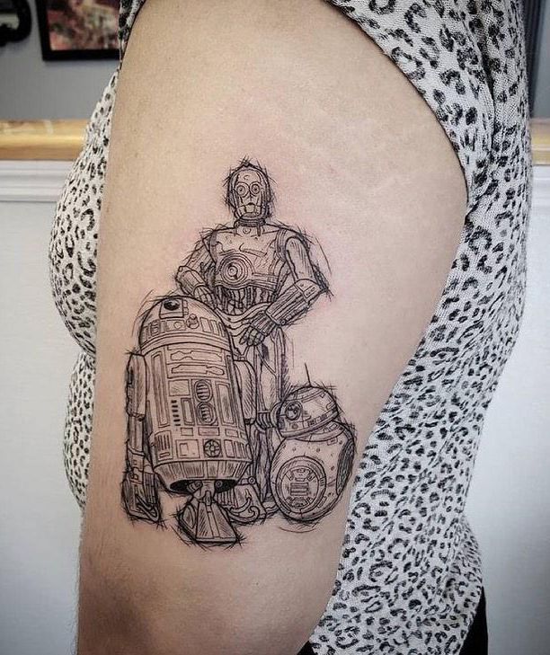 30 Pretty BB8 Tattoos You Must Try