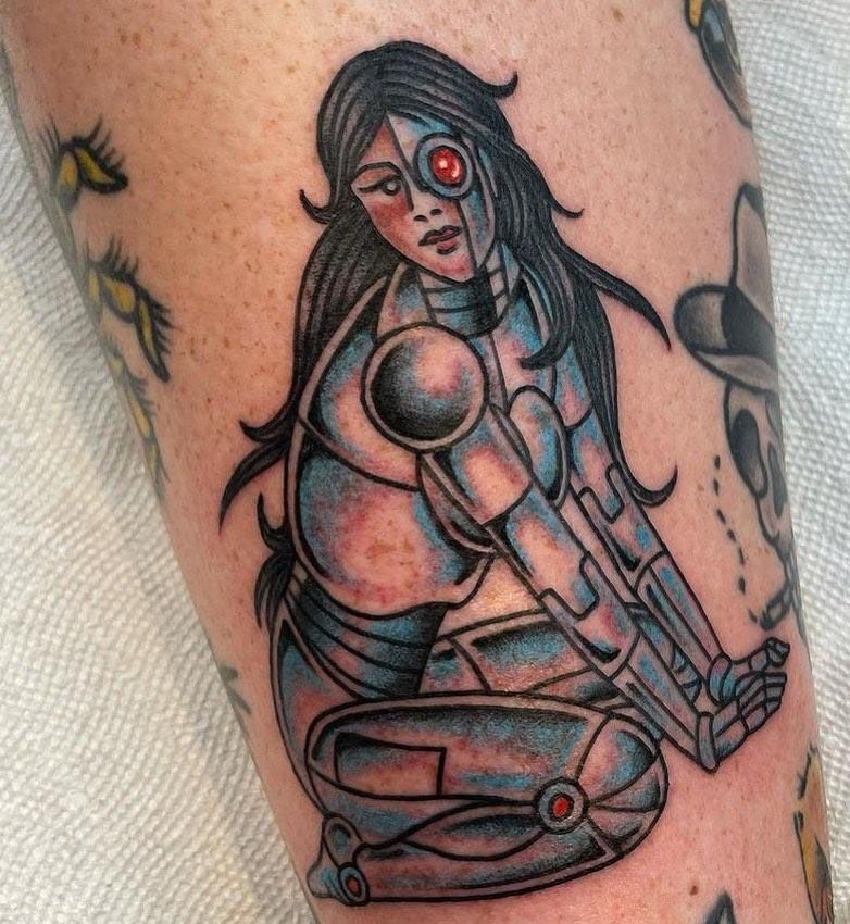 30 Unique Cyborg Tattoos You Will Love