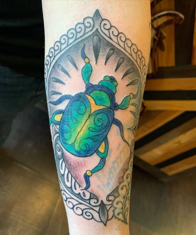 30 Unique June Bug Tattoos for Your Inspiration