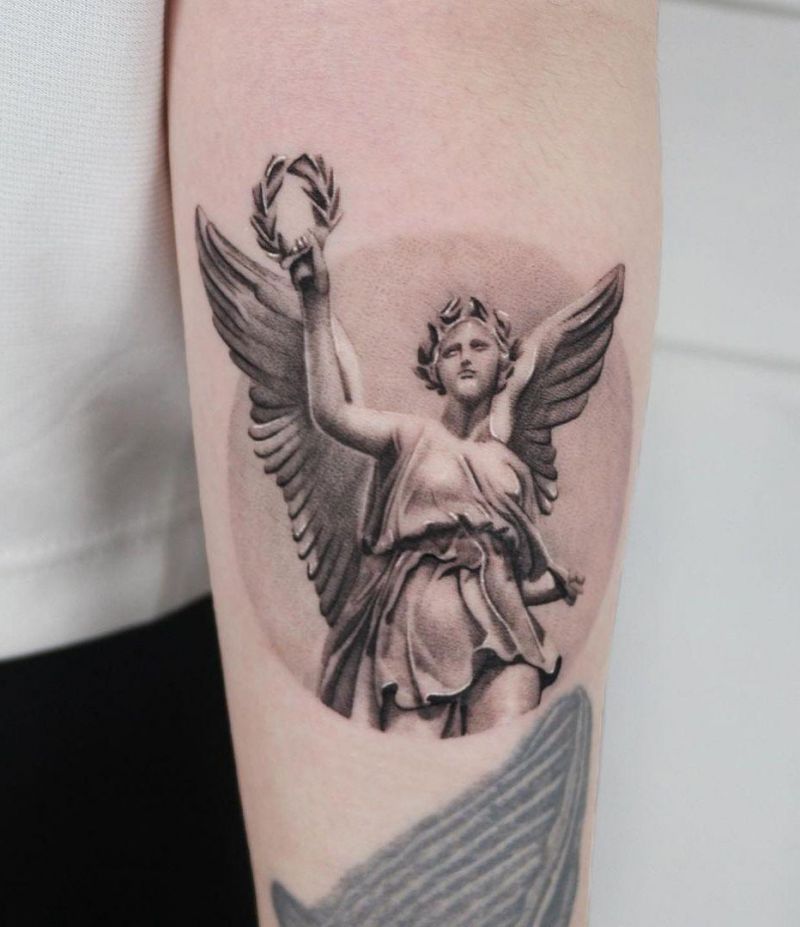 30 Gorgeous Nike Goddess Tattoos You Must See