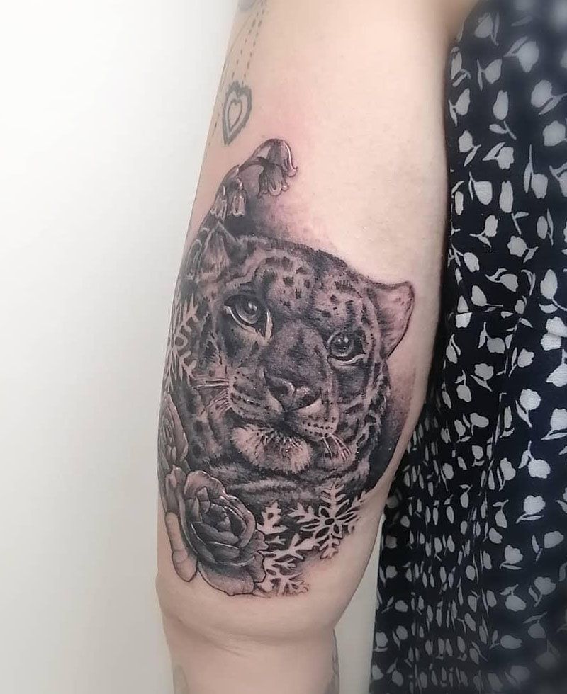 30 Gorgeous Snow Leopard Tattoos You Can Copy