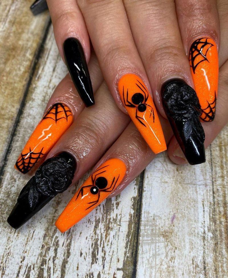 30 Spider Web Nail Art Designs for Halloween