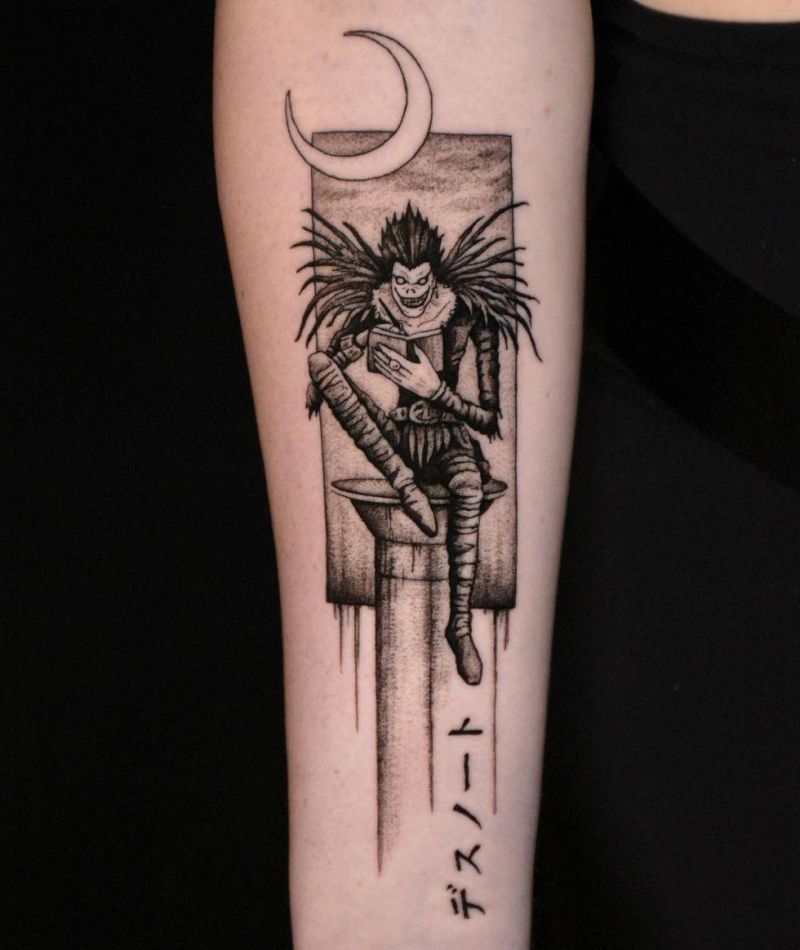 30 Unique Deathnote Tattoos You Must Love