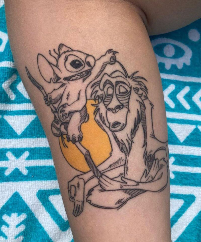 30 Unique Rafiki Tattoos You Must Try