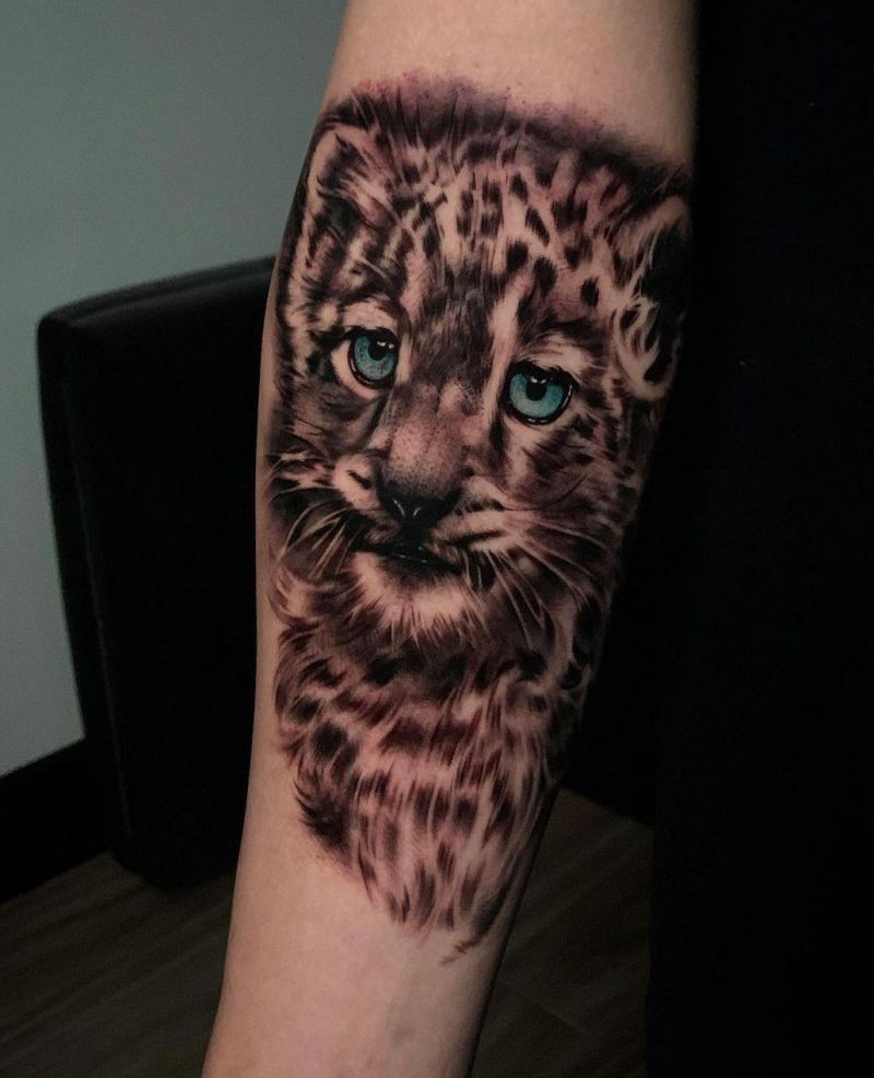 30 Gorgeous Snow Leopard Tattoos You Can Copy