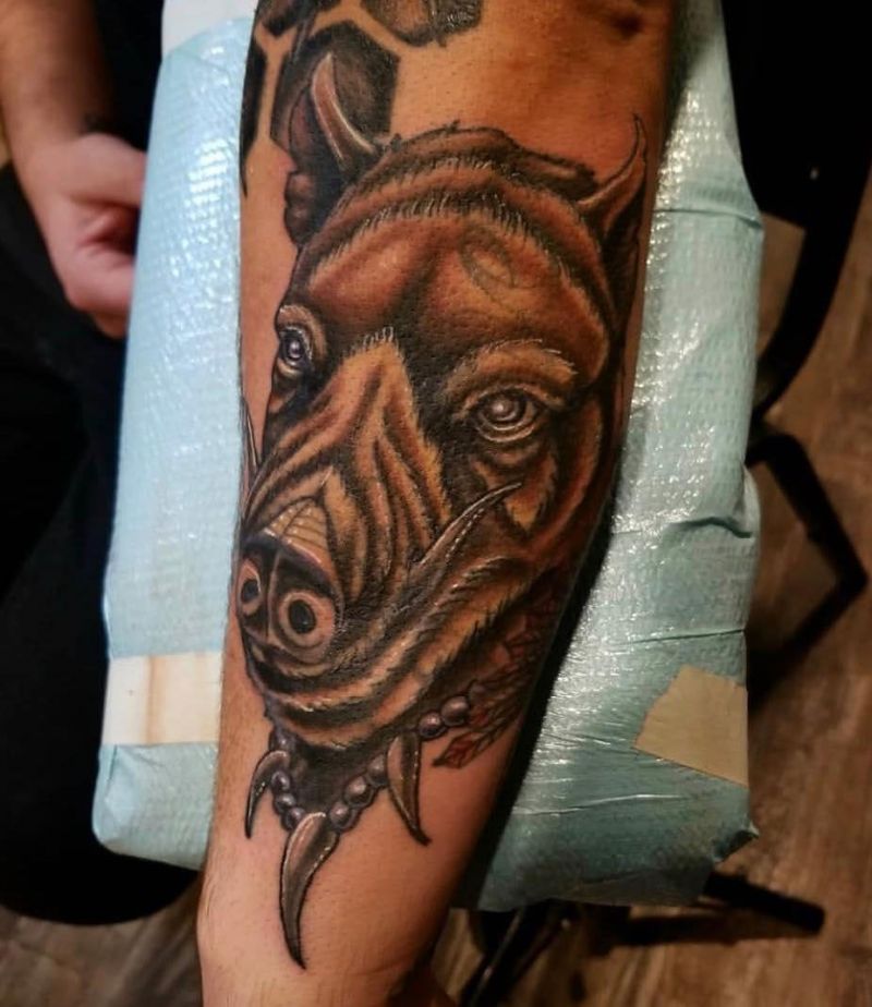 30 Unique Warthog Tattoos You Must Try