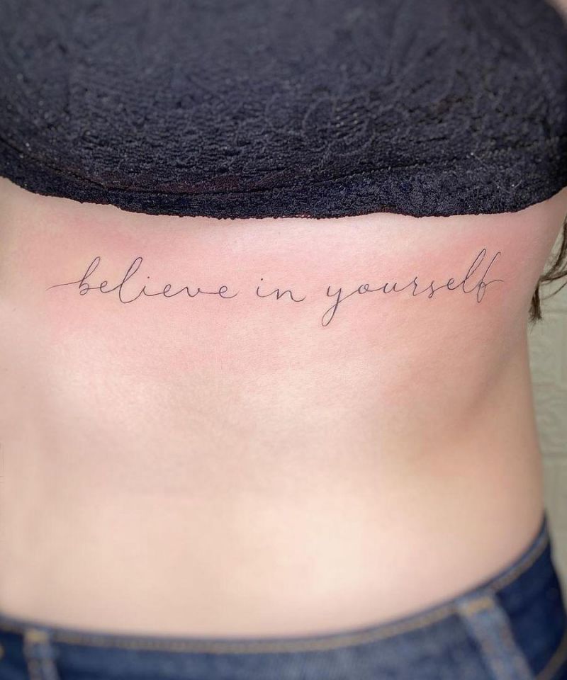 30 Great Believe in Yourself Tattoos You Want to Try