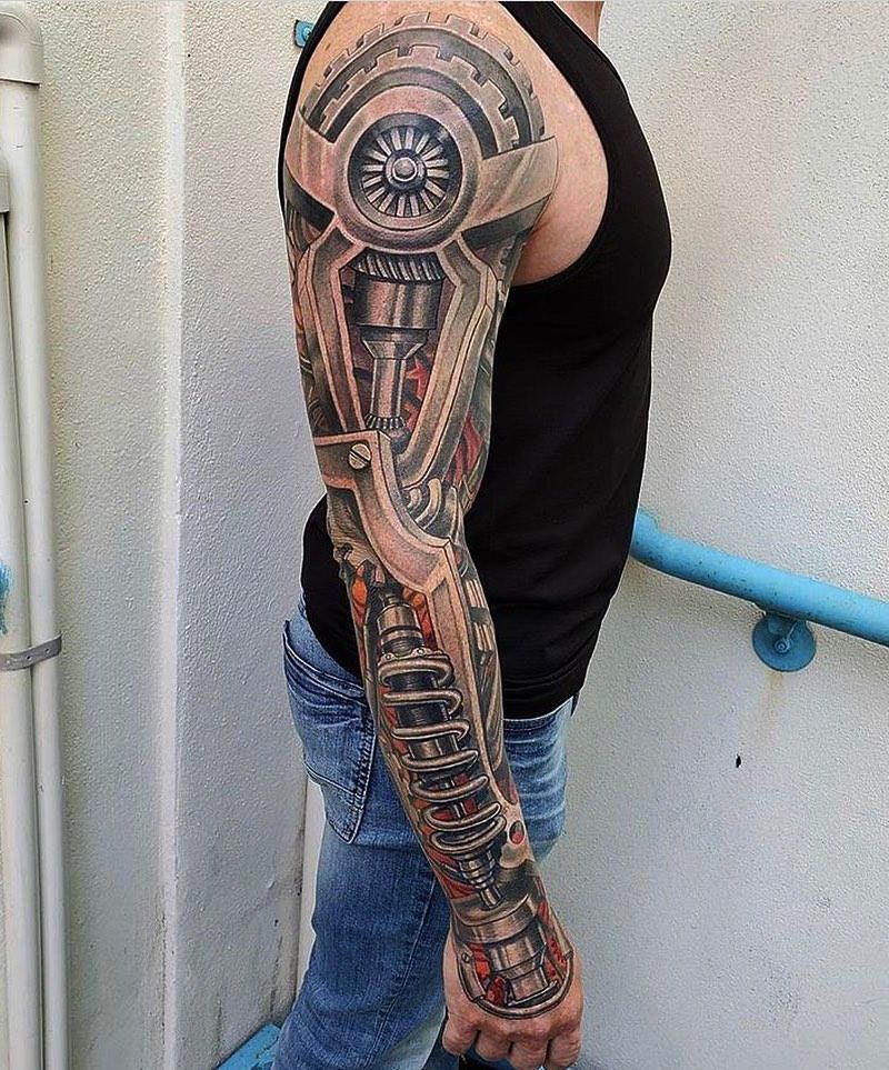 30 Unique Cyborg Tattoos You Will Love