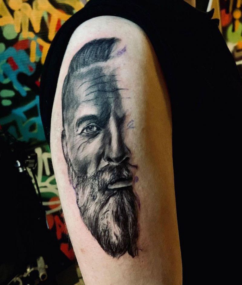 30 Unique Half Face Tattoos You Can Copy